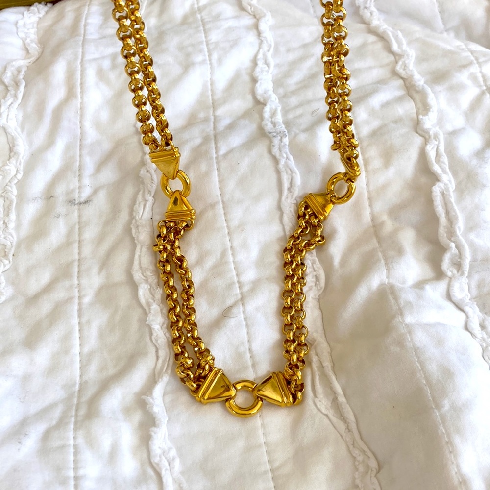 Liz Claiborne XCV retro high society 25 inch chunky statement necklace.